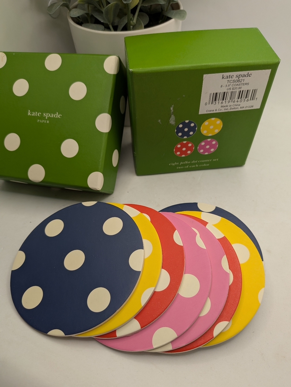 kate spade Coaster Set Of 8 With Gift box